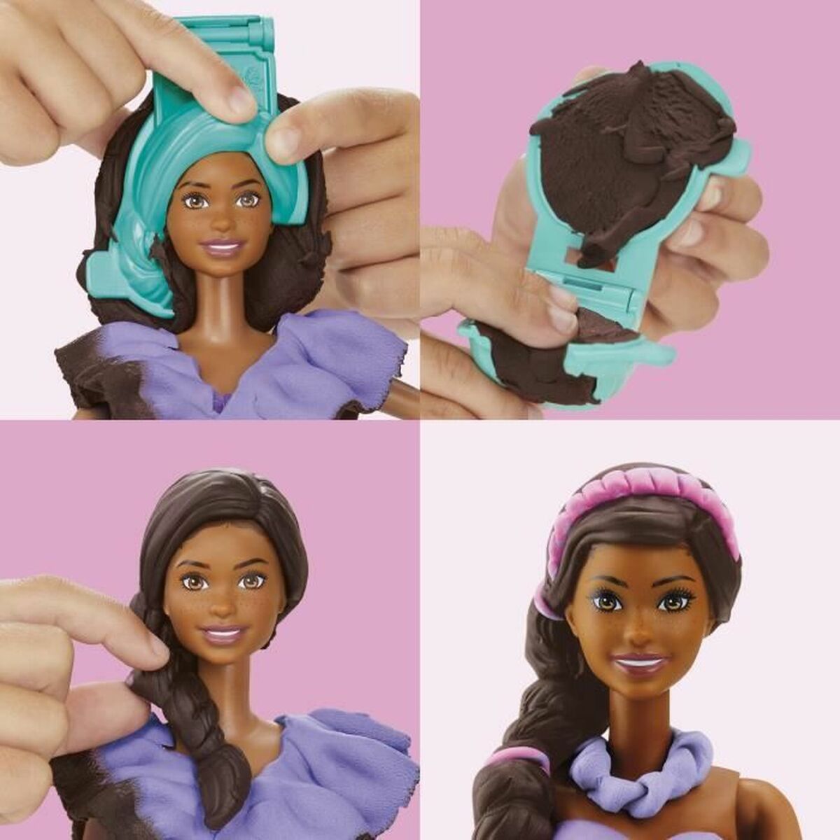 Joc de Plastilină Play-Doh Barbie Fashionista Ruffles Multicolor 730 g - Jucarii si jocuri, Activități creative