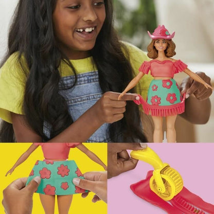 Joc de Plastilină Play-Doh Florals & Fringe Multicolor - Jucarii si jocuri, Activități creative