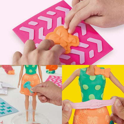 Joc de Plastilină Play-Doh BArbie Pearls & Bows Multicolor - Jucarii si jocuri, Activități creative
