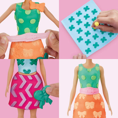 Joc de Plastilină Play-Doh BArbie Pearls & Bows Multicolor - Jucarii si jocuri, Activități creative