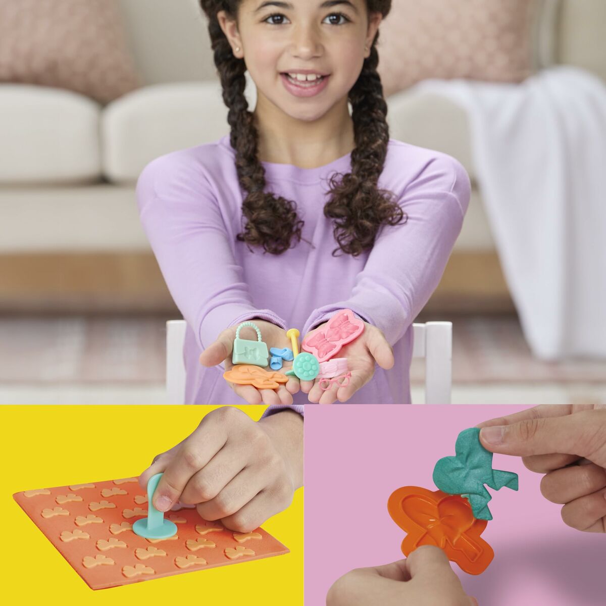 Joc de Plastilină Play-Doh BArbie Pearls & Bows Multicolor - Jucarii si jocuri, Activități creative