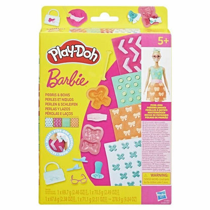 Joc de Plastilină Play-Doh BArbie Pearls & Bows Multicolor - Jucarii si jocuri, Activități creative