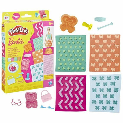 Joc de Plastilină Play-Doh BArbie Pearls & Bows Multicolor - Jucarii si jocuri, Activități creative