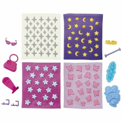 Joc de Plastilină Play-Doh Barbie Sparkles & Gems Multicolor - Jucarii si jocuri, Activități creative