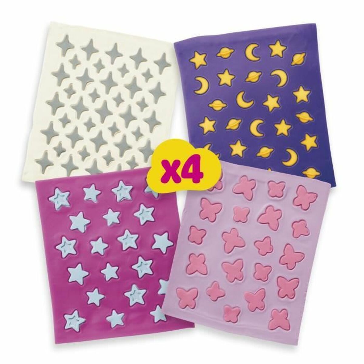 Joc de Plastilină Play-Doh Barbie Sparkles & Gems Multicolor - Jucarii si jocuri, Activități creative