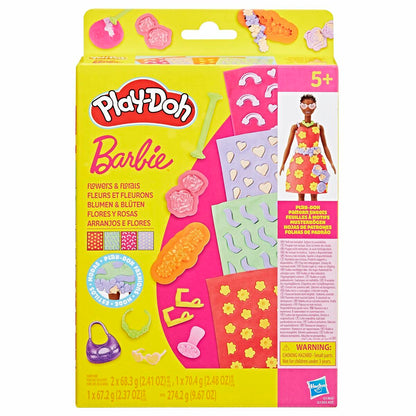 Joc de Plastilină Play-Doh Barbie FLowers & Florals Multicolor - Jucarii si jocuri, Activități creative