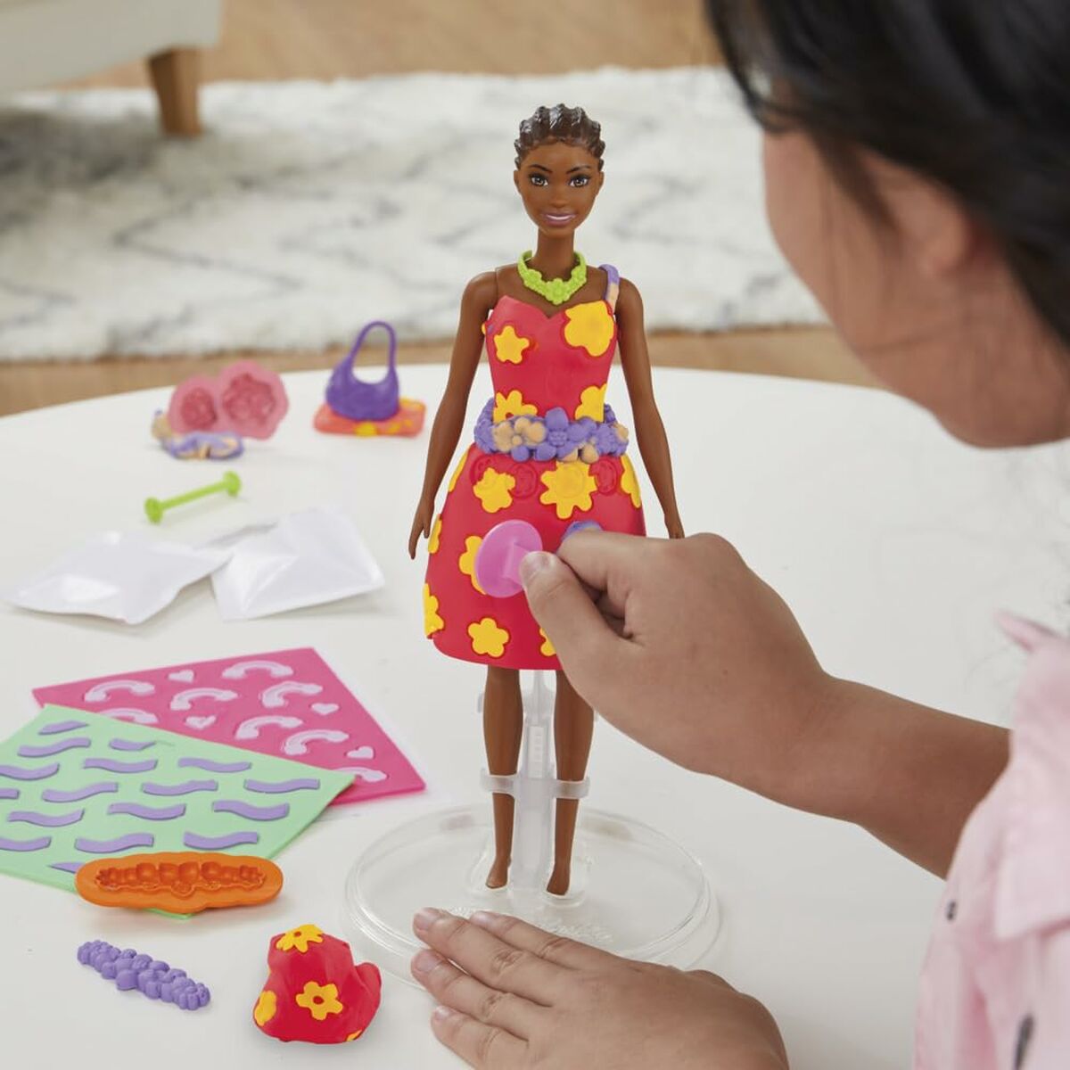 Joc de Plastilină Play-Doh Barbie FLowers & Florals Multicolor - Jucarii si jocuri, Activități creative
