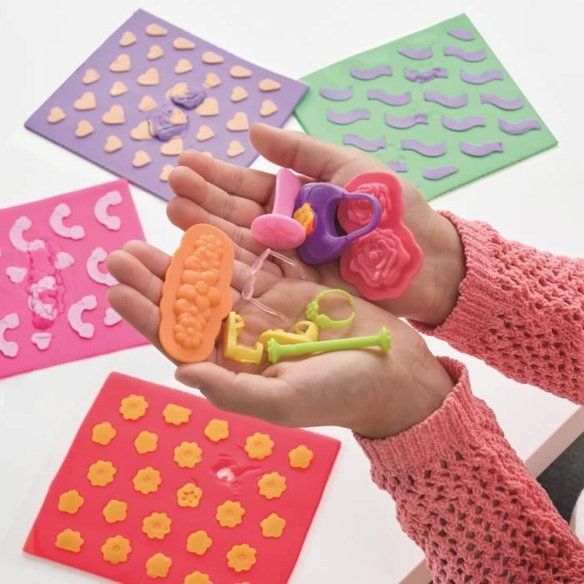 Joc de Plastilină Play-Doh Barbie FLowers & Florals Multicolor - Jucarii si jocuri, Activități creative