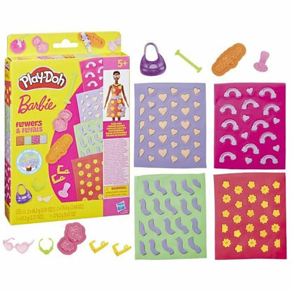 Joc de Plastilină Play-Doh Barbie FLowers & Florals Multicolor - Jucarii si jocuri, Activități creative