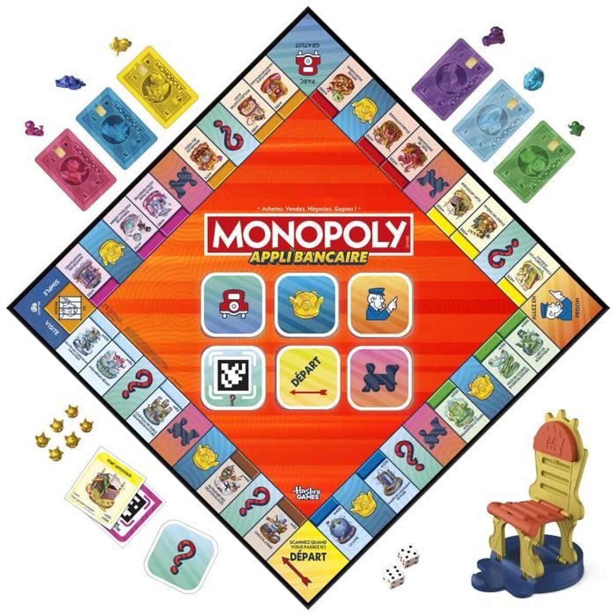 Joc de Masă Monopoly Monopoly Appli Bancaire - Jucarii si jocuri, Jocuri și accesorii