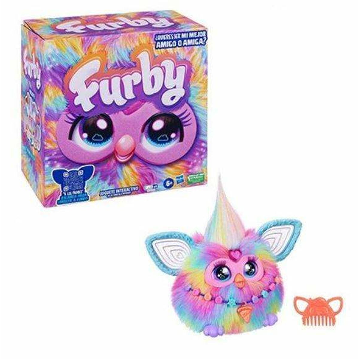 Câine Interactiv Furby Dj Rainbow - Jucarii si jocuri, Jucării electronice