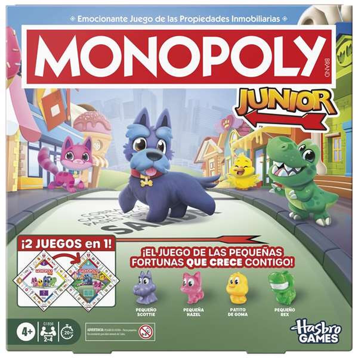 Monopoly Hasbro Junior - Jucarii si jocuri, Jocuri și accesorii