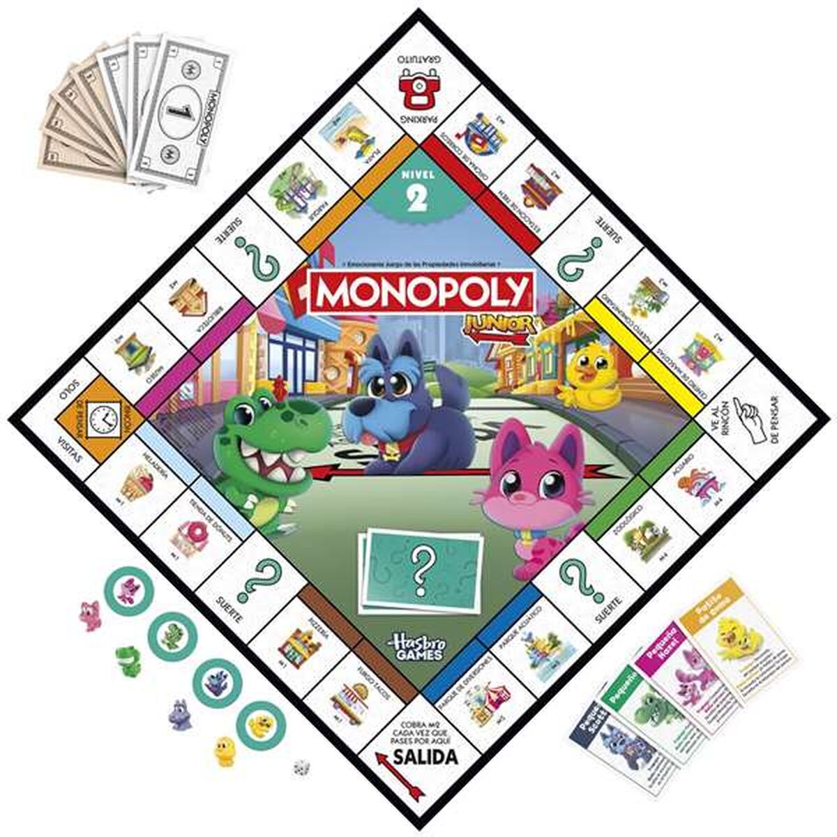 Monopoly Hasbro Junior - Jucarii si jocuri, Jocuri și accesorii