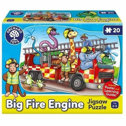 Puzzle Orchard Big fire Engine (FR) - Jucarii si jocuri, Puzzle-uri și puzzle-uri