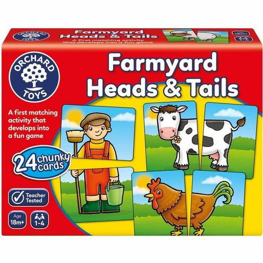 Joc Educativ Orchard Farmyard Heads & Tails (FR) - Jucarii si jocuri, Jocuri și accesorii