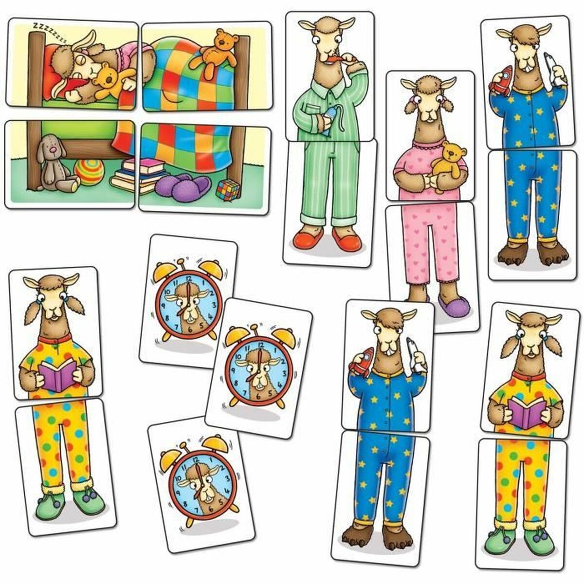 Joc Educativ Orchard LLamas in Pyjamas (FR) - Jucarii si jocuri, Jocuri și accesorii