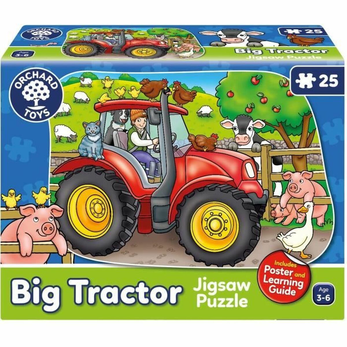 Puzzle Orchard Big Tractor (FR) - Jucarii si jocuri, Puzzle-uri și puzzle-uri