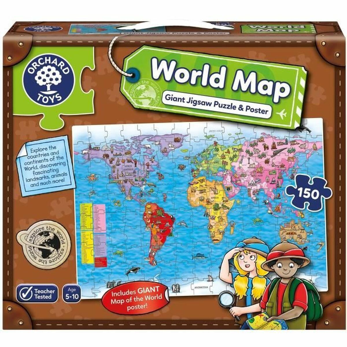 Puzzle Orchard World Map (FR) - Jucarii si jocuri, Puzzle-uri și puzzle-uri