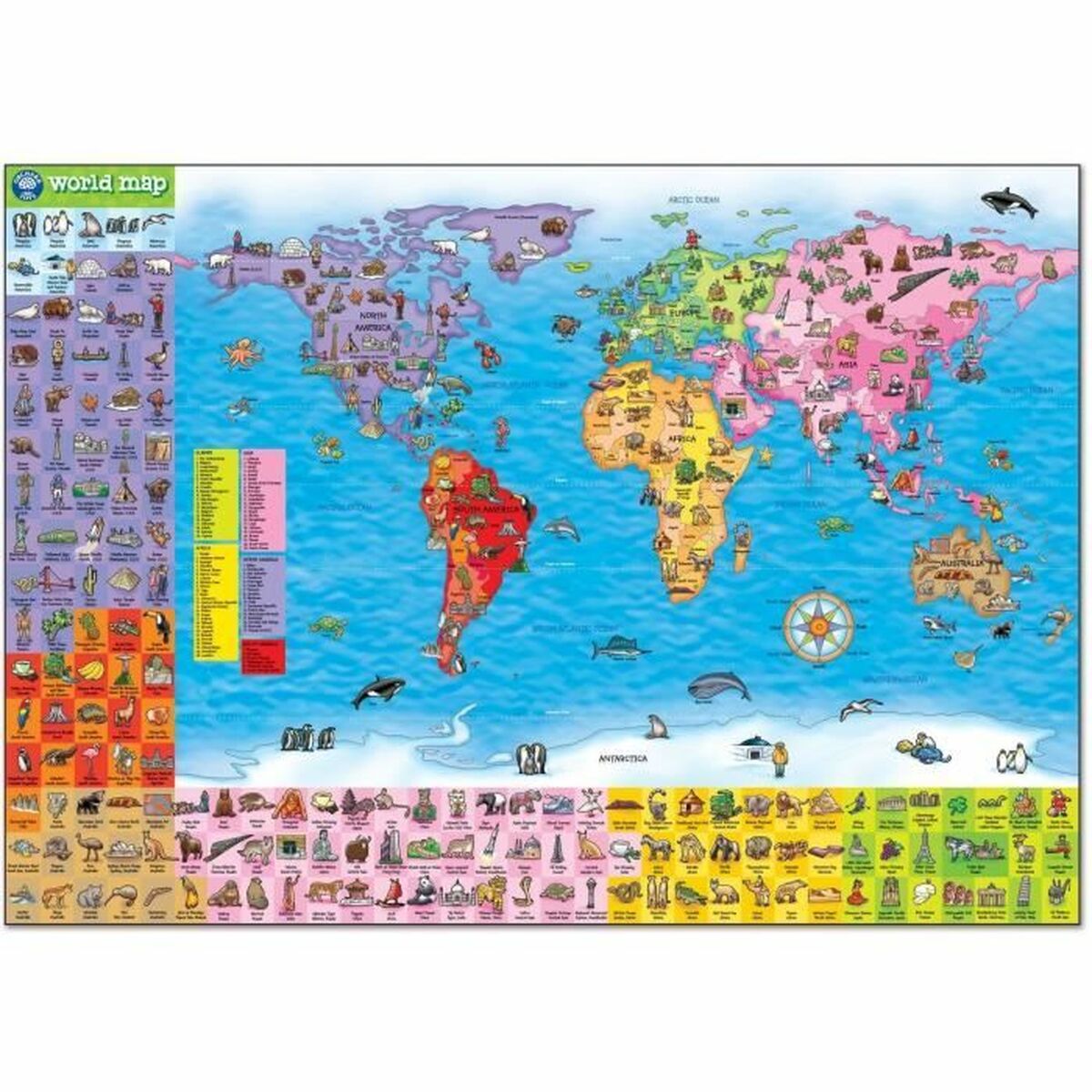 Puzzle Orchard World Map (FR) - Jucarii si jocuri, Puzzle-uri și puzzle-uri
