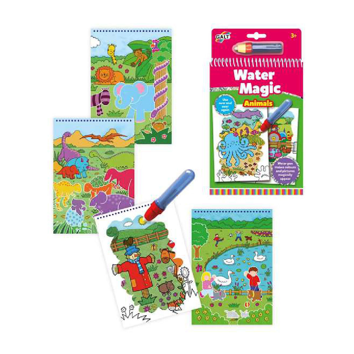 Bloc cu Desene pentru Colorat Water Magic Diset A3079H - Jucarii si jocuri, Activități creative