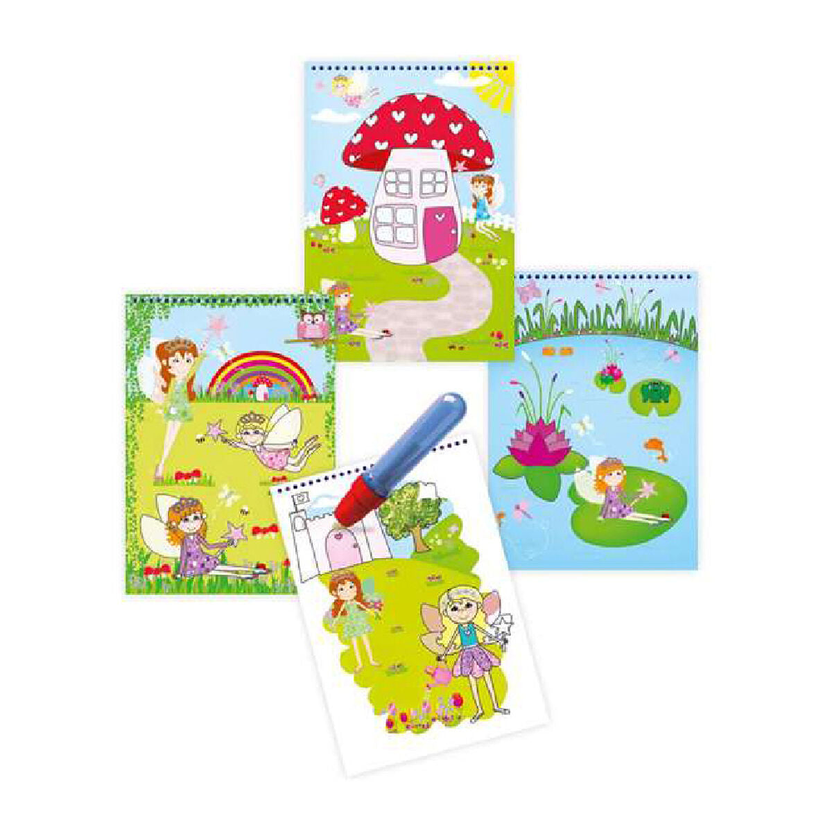 Bloc cu Desene pentru Colorat Water Magic Diset A3079H - Jucarii si jocuri, Activități creative