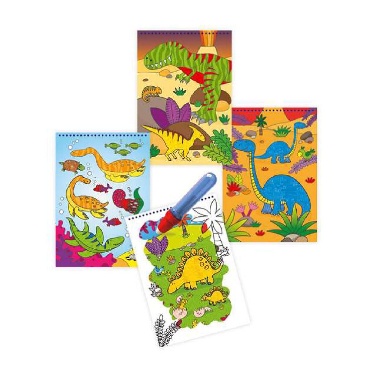 Bloc cu Desene pentru Colorat Water Magic Diset A3079H - Jucarii si jocuri, Activități creative