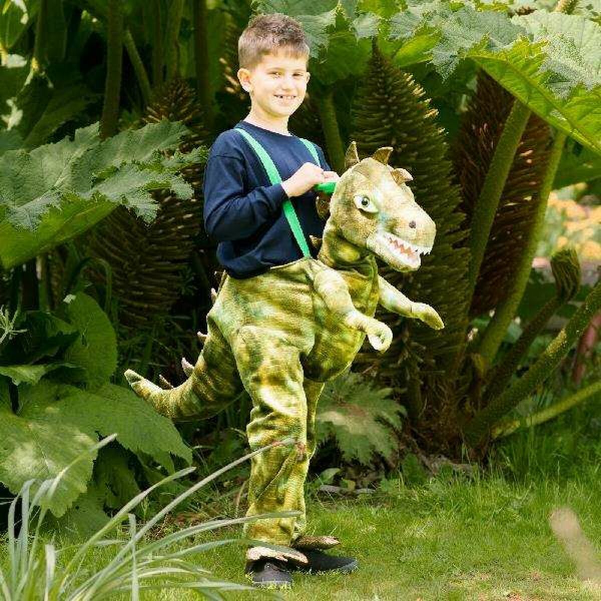 Costum Deghizare pentru Copii Verde Dinozaur 4-6 ani - Jucarii si jocuri, Costume și accesorii