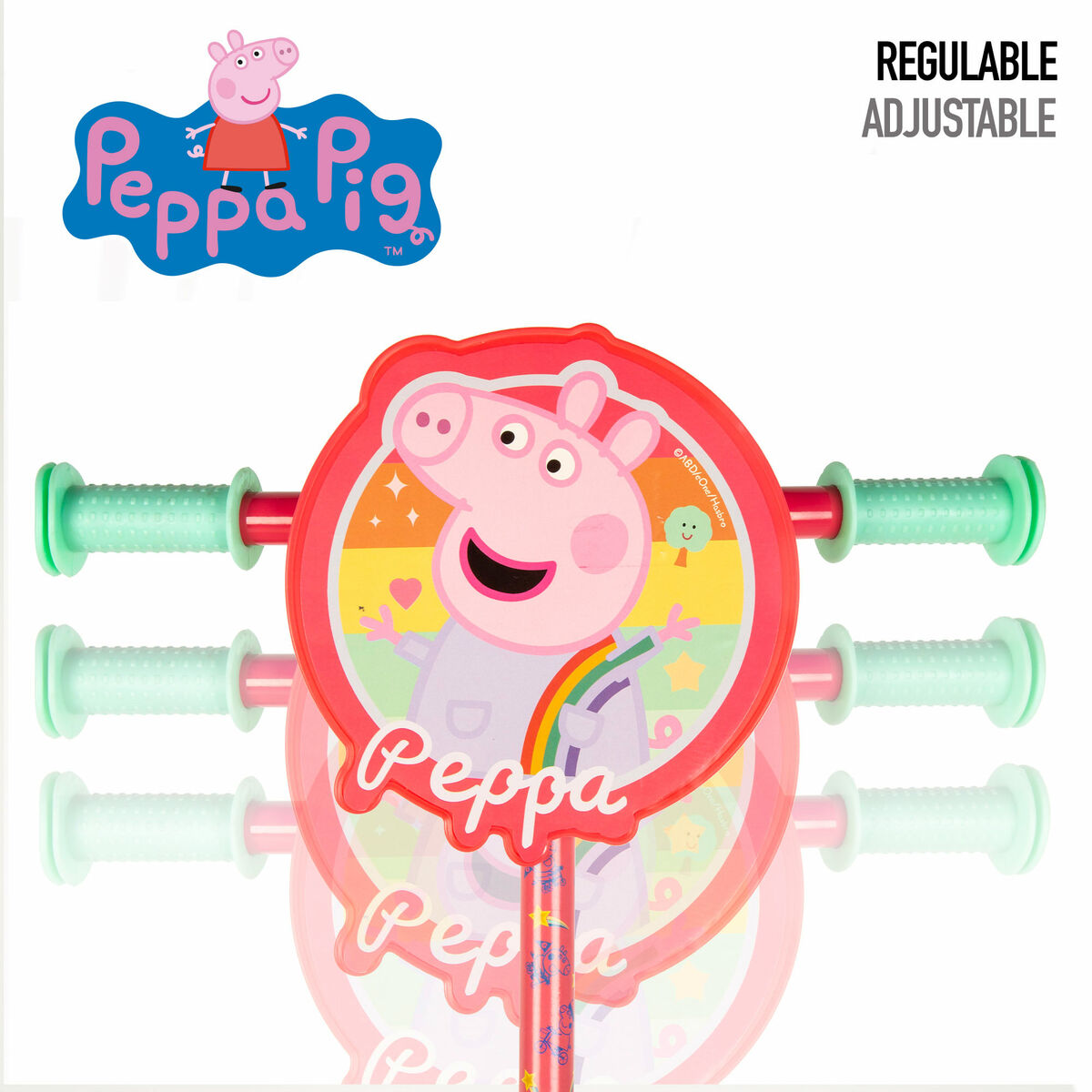Trotinetă Peppa Pig Gumă Metal Plastic - Sport și în aer liber, Mobilitate urbană