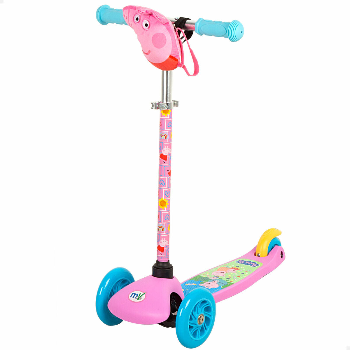 Trotinetă Peppa Pig Metal Plastic Multicolor - Sport și în aer liber, Mobilitate urbană