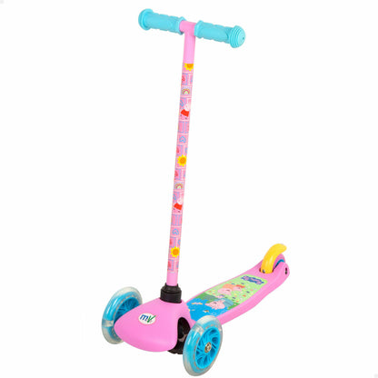 Trotinetă Scuter Peppa Pig Gumă Metal Plastic - Sport și în aer liber, Mobilitate urbană