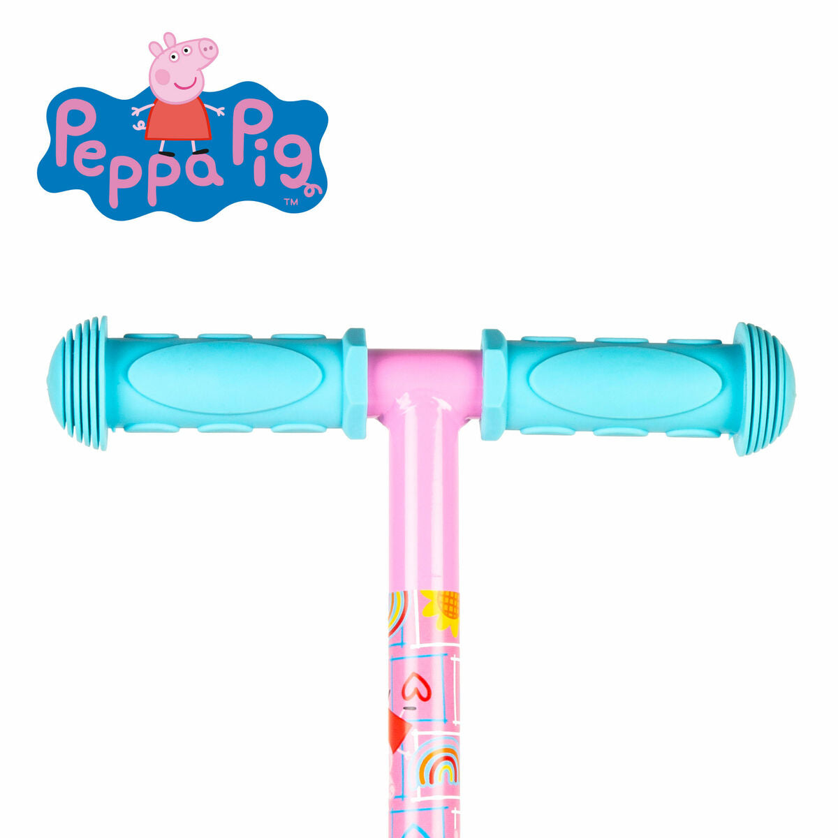 Trotinetă Scuter Peppa Pig Gumă Metal Plastic - Sport și în aer liber, Mobilitate urbană