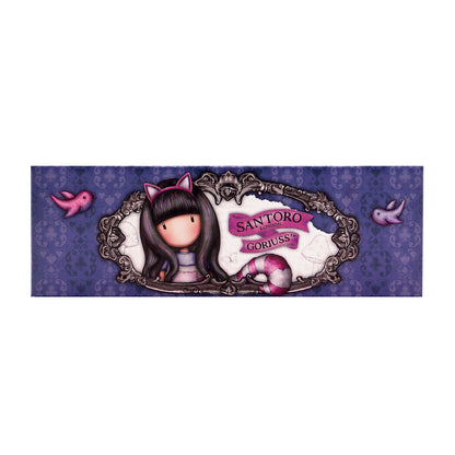 Geantă Universală Gorjuss Cheshire cat Cutie Mov (20.2 x 4 x 7 cm) - Birou și papetărie, Material școlar și educațional