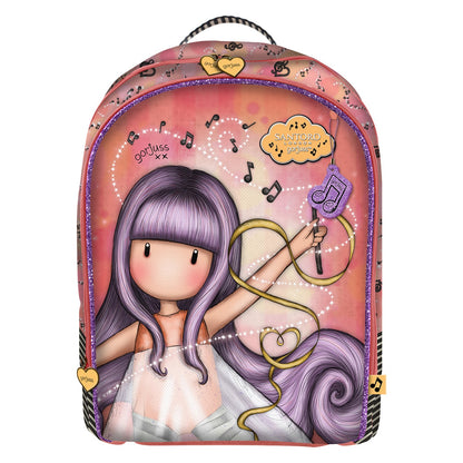 Ghiozdan Little Dancer Gorjuss Little dancer Somon (32 x 45 x 13.5 cm) - Birou și papetărie, Material școlar și educațional