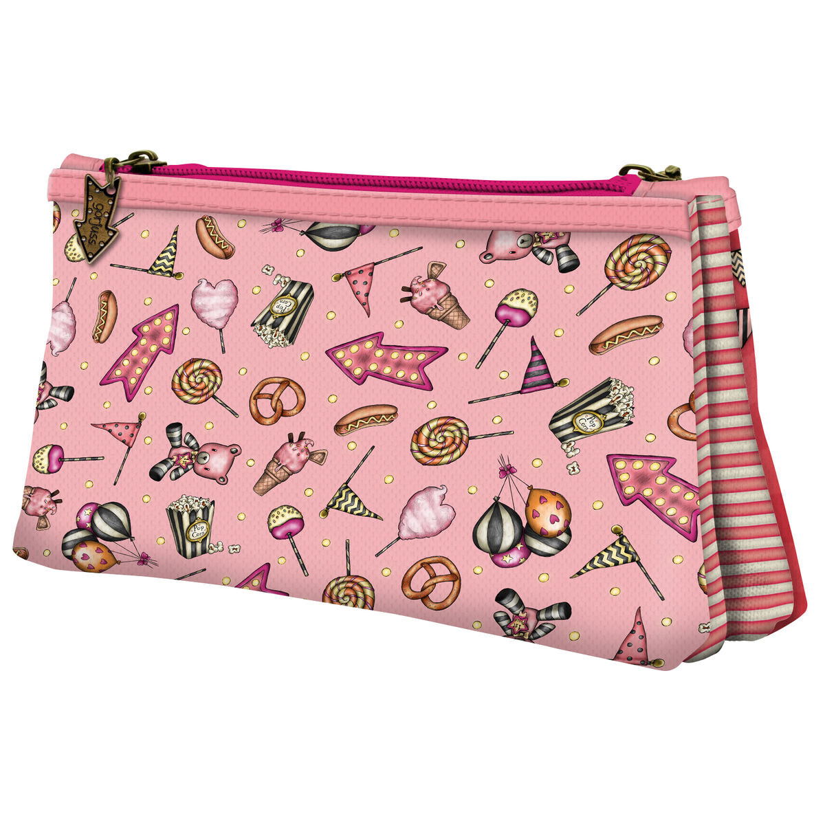 Penar dublu Gorjuss Carousel Somon (21.5 x 11,5 x 5 cm) - Frumuseţe, Ustensile și accesorii