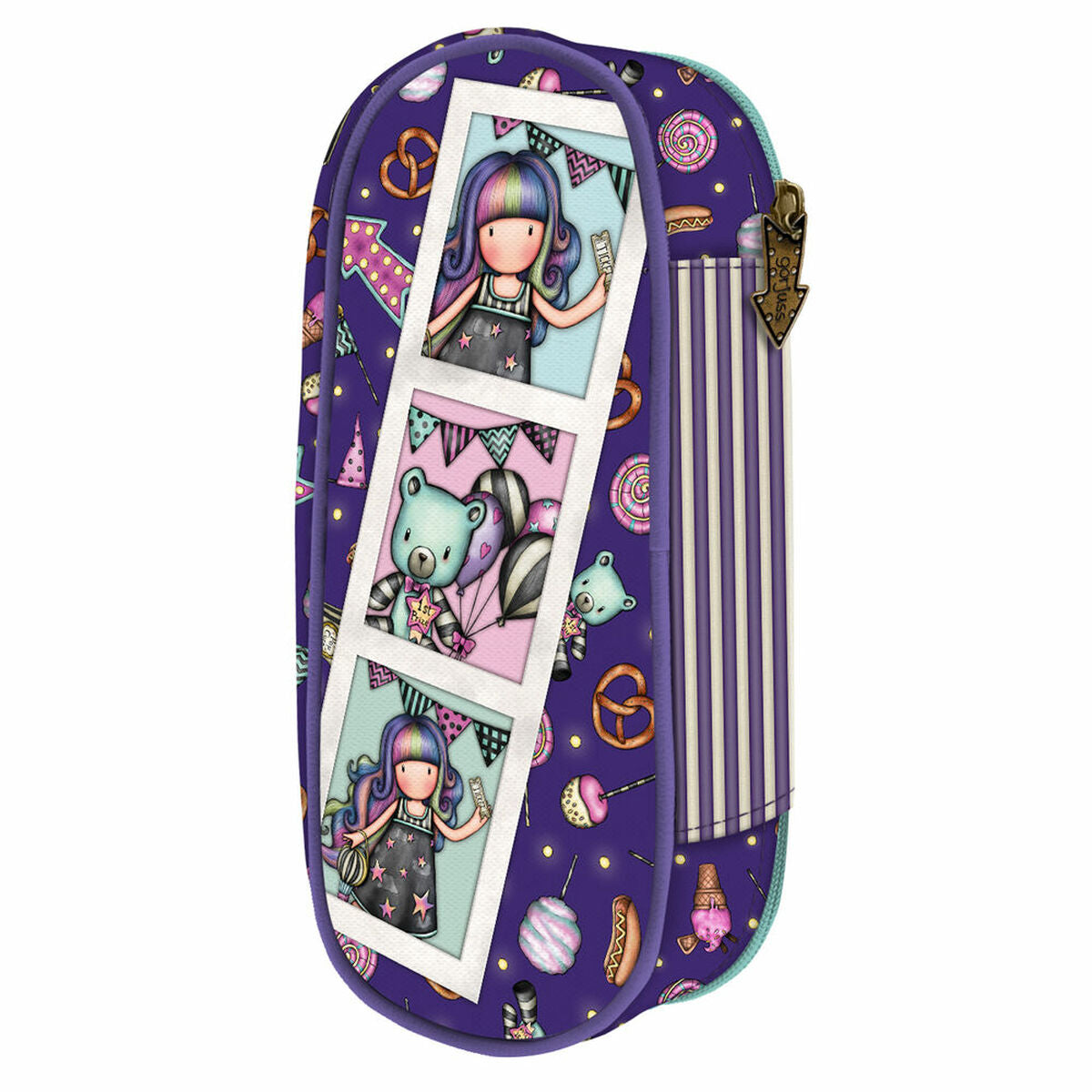 Penar Școlar Gorjuss Up and away Mov (10 x 23 x 6 cm) - Birou și papetărie, Material școlar și educațional