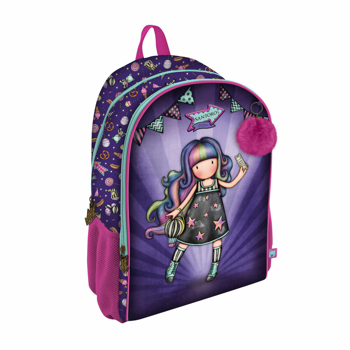 Ghiozdan Gorjuss Up and away Mov 31.5 x 44 x 22.5 cm - Birou și papetărie, Material școlar și educațional
