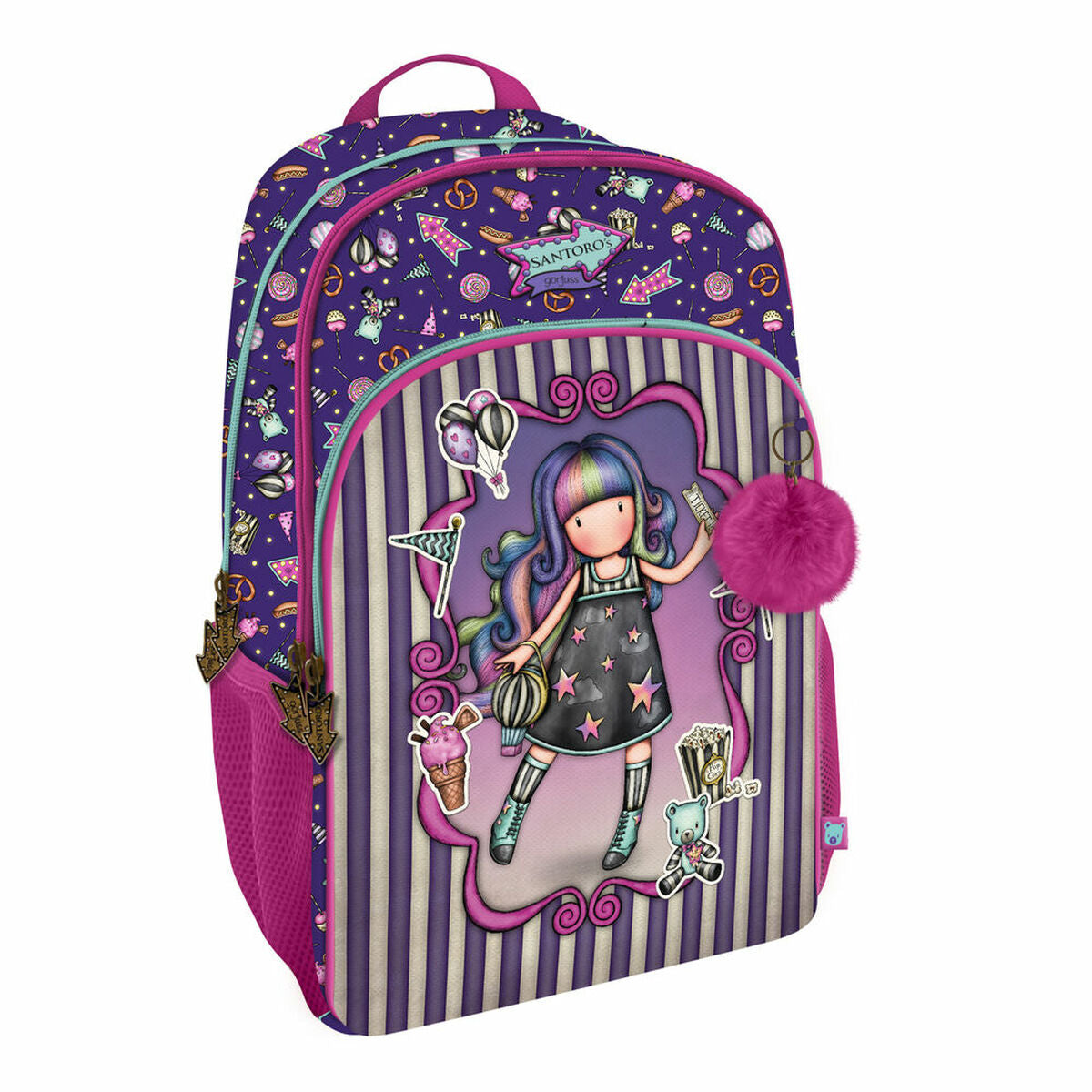 Ghiozdan Gorjuss Up and away Mov 29 x 45 x 17 cm - Birou și papetărie, Material școlar și educațional