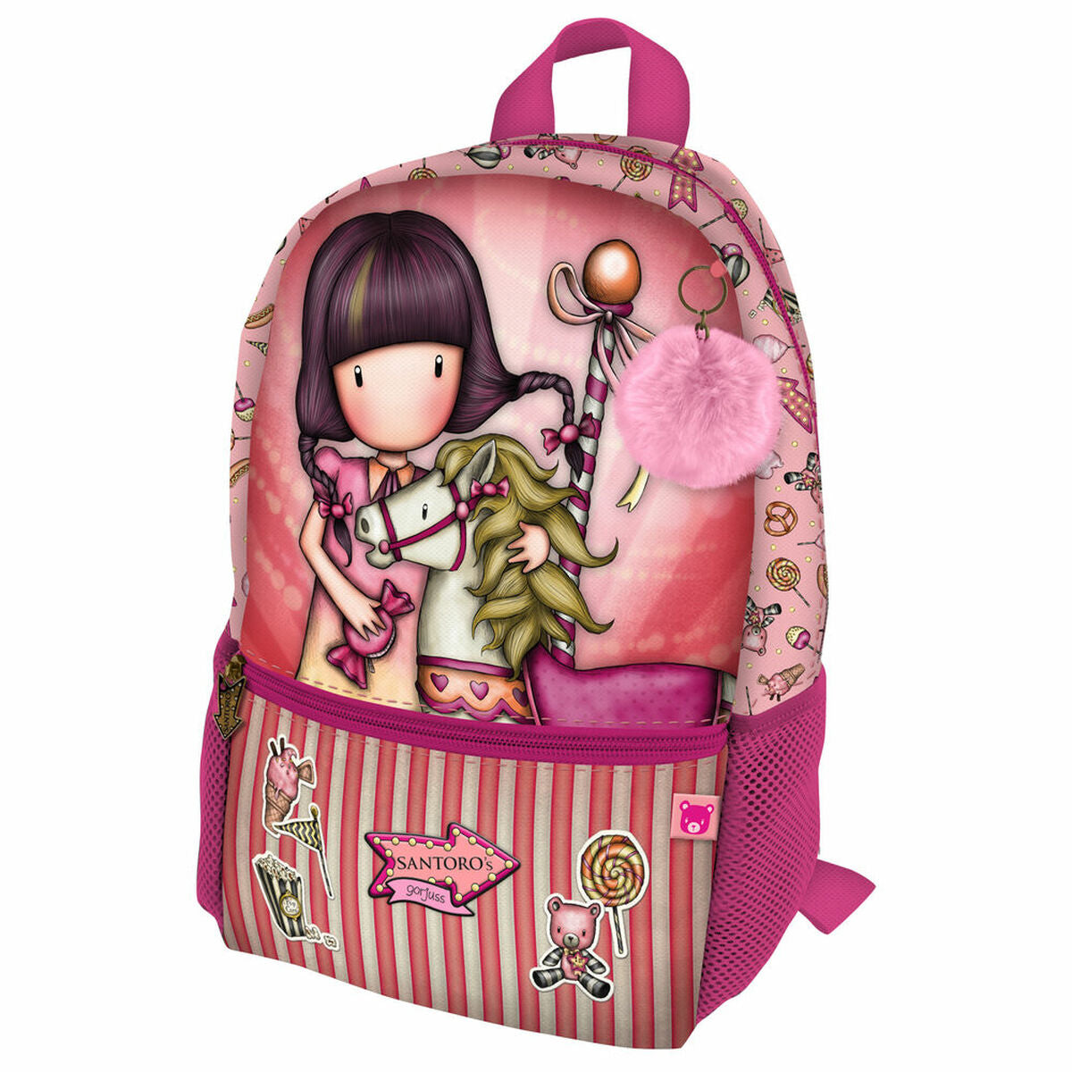 Ghiozdan Gorjuss Carousel Somon 26 x 34 x 11.4 cm - Birou și papetărie, Material școlar și educațional
