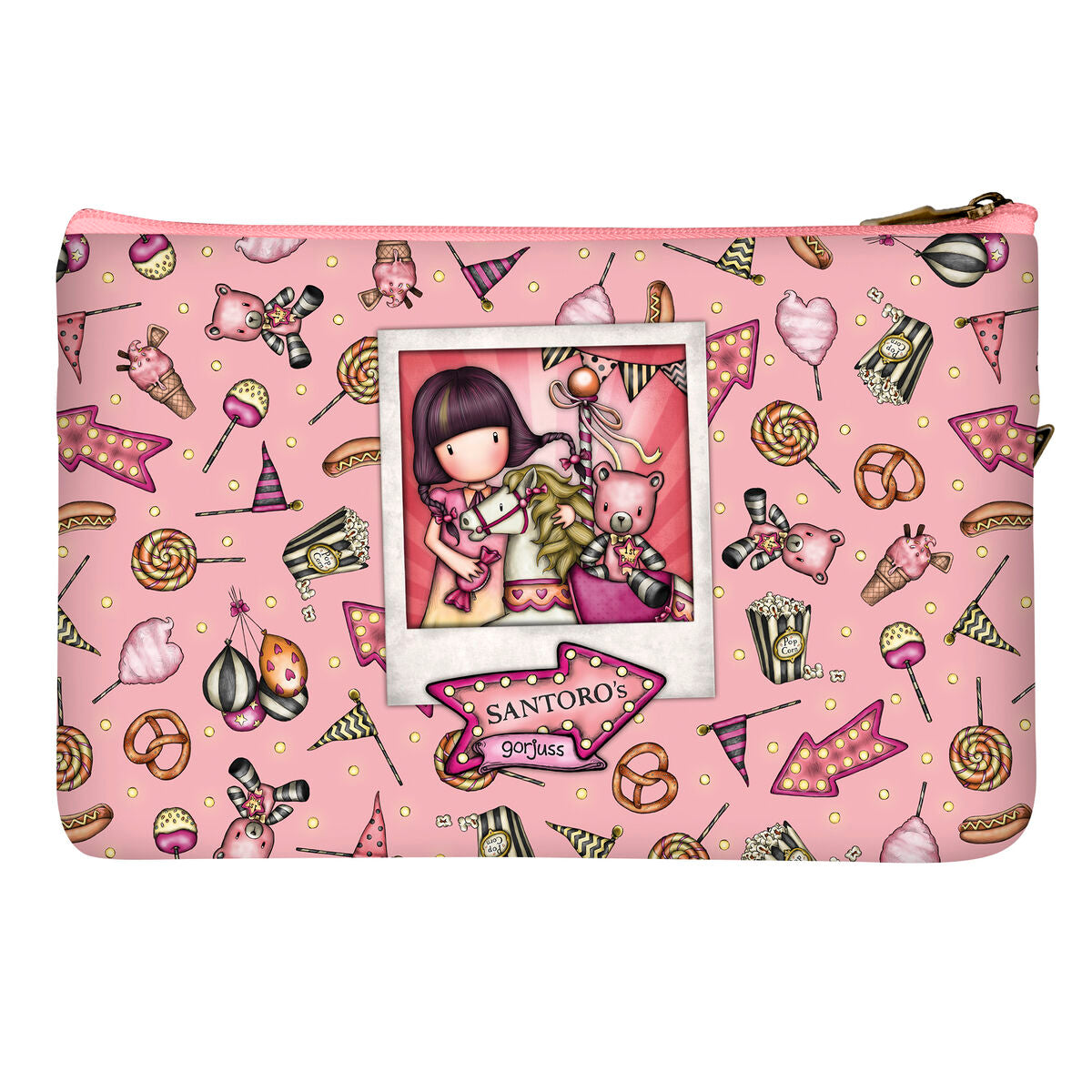 Penar Școlar Gorjuss Carousel Somon (23.4 x 15.5 x 1.5 cm) - Birou și papetărie, Material școlar și educațional