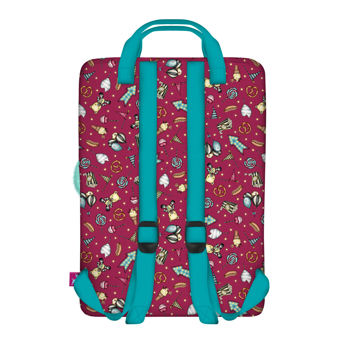 Ghiozdan Gorjuss Fireworks Castaniu 25 x 36 x 10 cm - Birou și papetărie, Material școlar și educațional