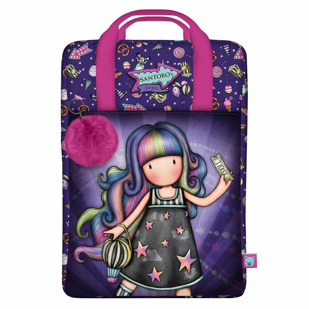 Ghiozdan Gorjuss Up and away Mov 25 x 36 x 10 cm - Birou și papetărie, Material școlar și educațional