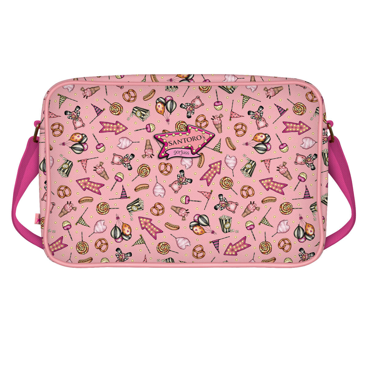 ghiozdan de școală Gorjuss Carousel Somon (35 x 26.5 x 10.5 cm) - Birou și papetărie, Material școlar și educațional