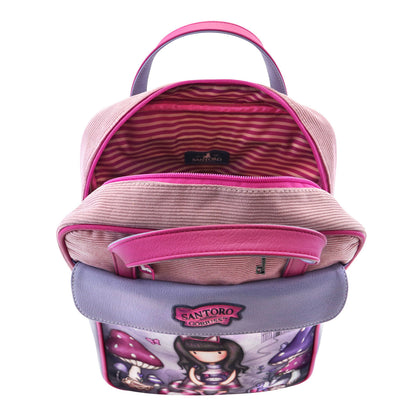 Rucsac Gorjuss Cheshire cat Roz Mov (27 x 10 x 37 cm) - Birou și papetărie, Material școlar și educațional