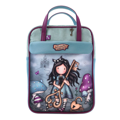 Rucsac Gorjuss Curiosity Gri Verde (27 x 10 x 37 cm) - Birou și papetărie, Material școlar și educațional