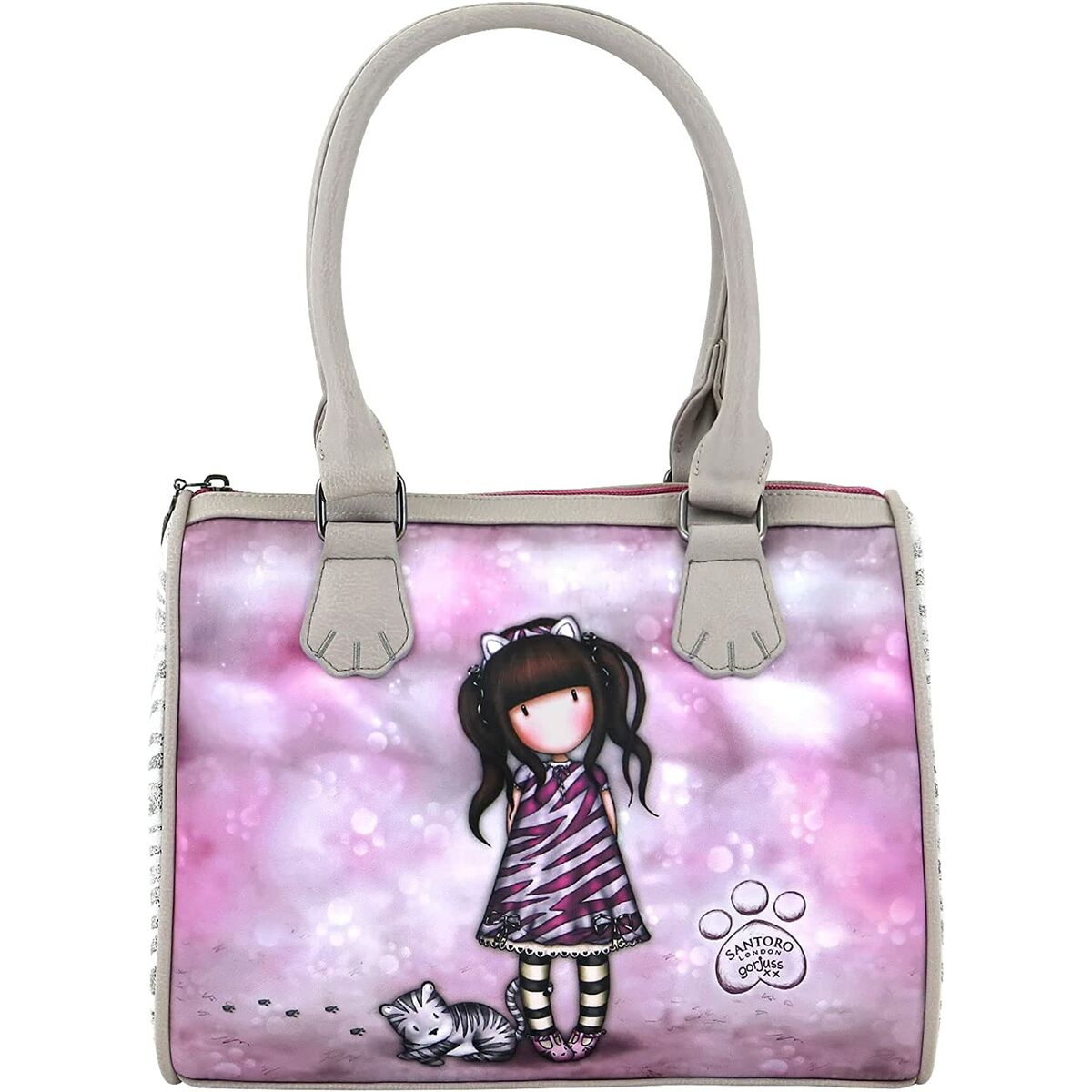 Geantă de mână Gorjuss Ruby wild Gri (28 x 22 x 13 cm) - Bagaje, Genți de mână