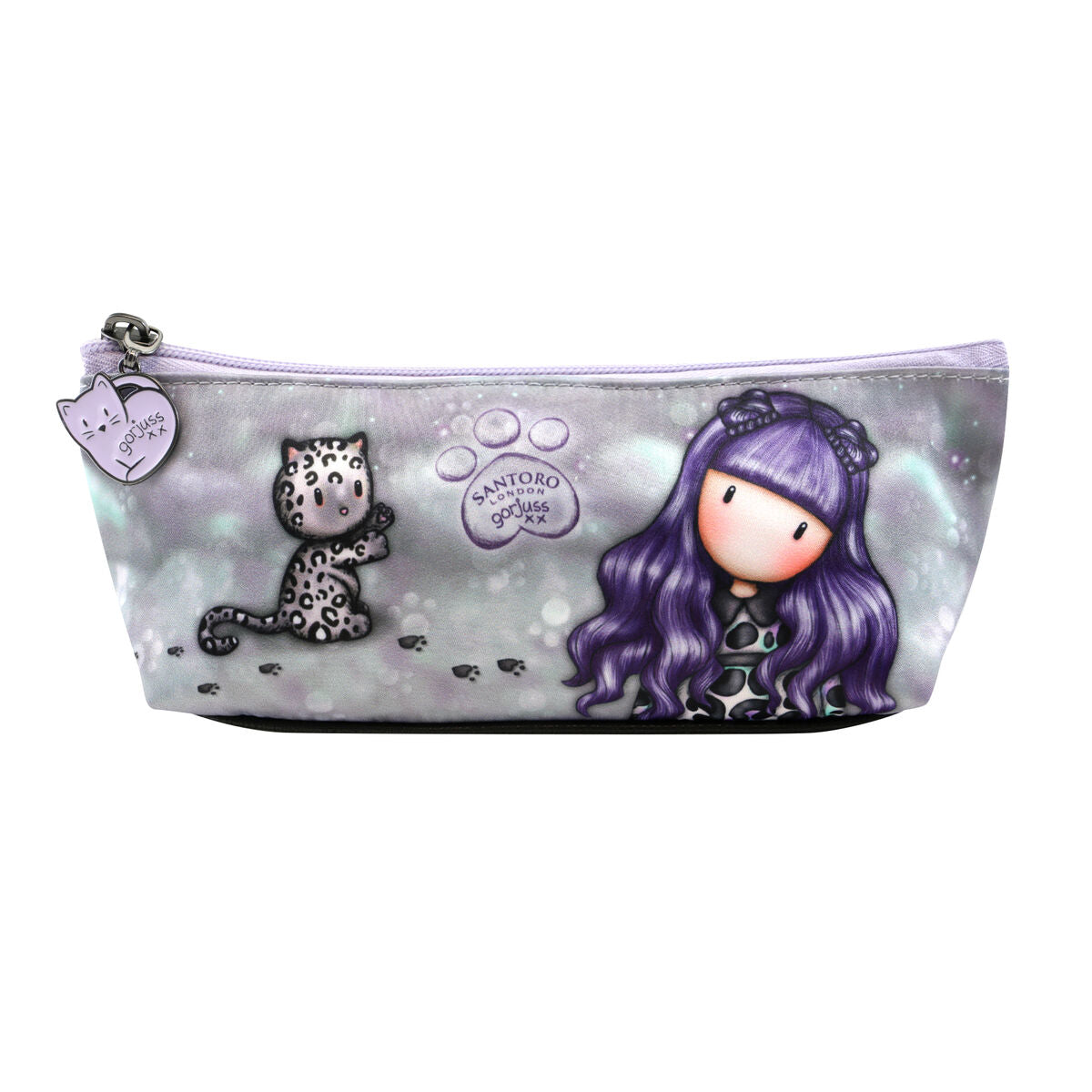 Penar Școlar Gorjuss Smitten kitten Negru Alb (22.3 x 8.8 x 5.7 cm) - Birou și papetărie, Material școlar și educațional