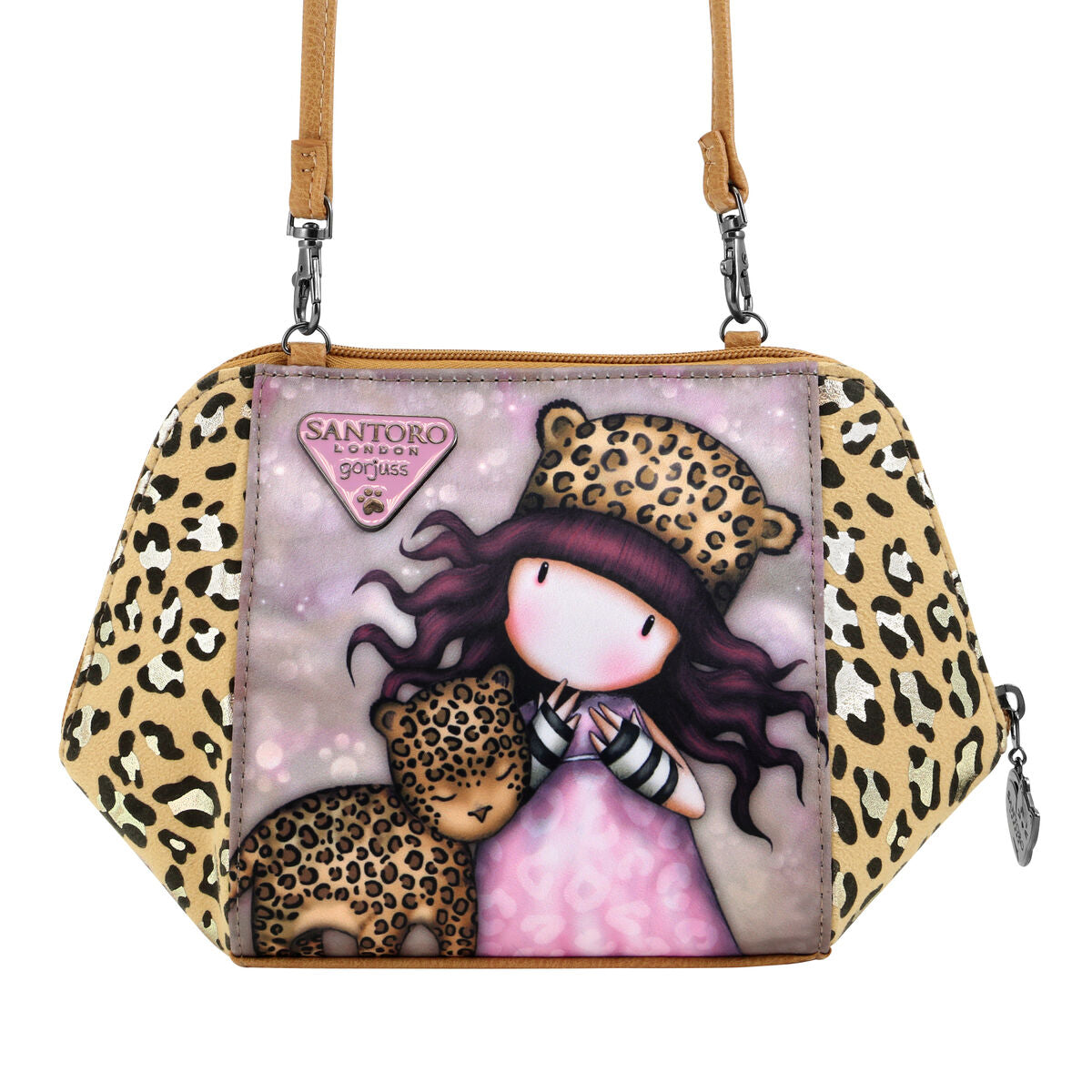Geantă Bandulieră Gorjuss Leopard (26 x 15,5 x 9,5 cm) - Bagaje, Genți de mână
