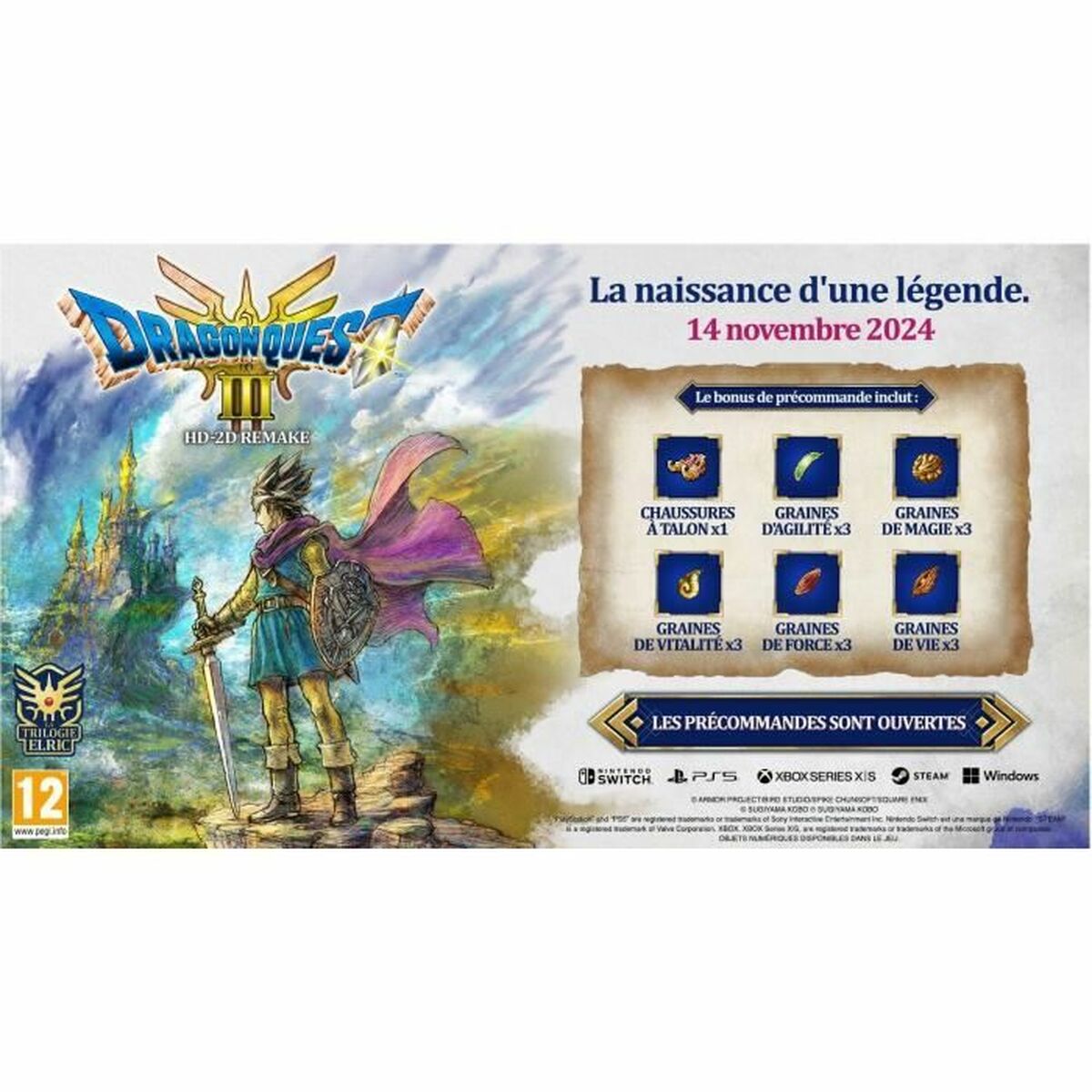 Joc video pentru Switch Square Enix Dragon Quest III Hd-2d Remake - Electronică, Joc video