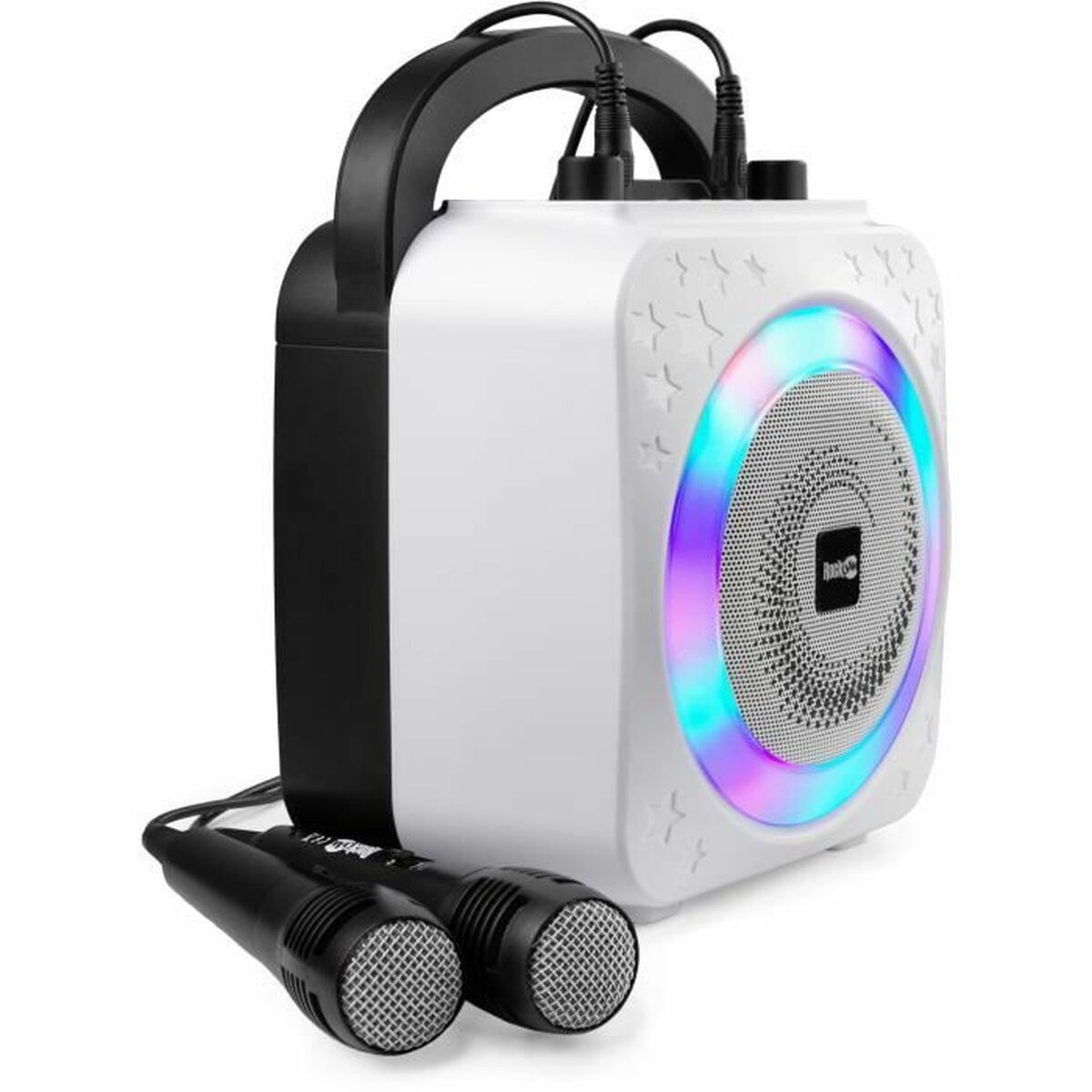 Difuzor Bluetooth cu Microfon Karaoke RockJam Disco Light RJPS150-BK - Jucarii si jocuri, Jucării electronice