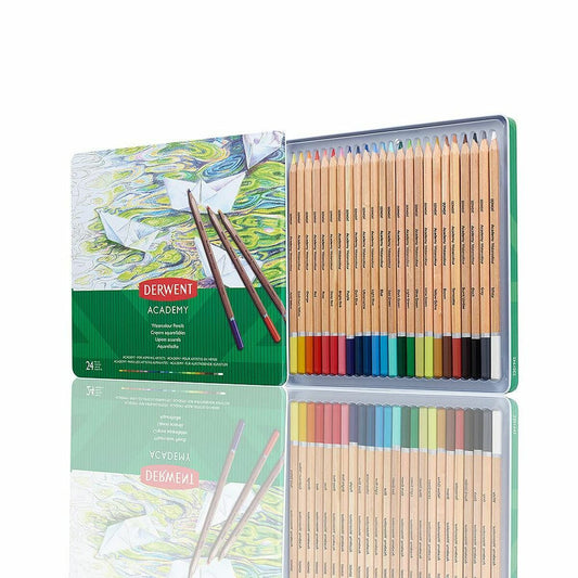 Creioane DERWENT Academy Multicolor - Birou și papetărie, Arte și Meserii